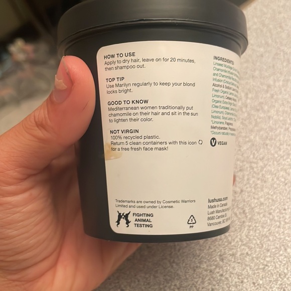 Lush Hair Treatment - Picture 3 of 3